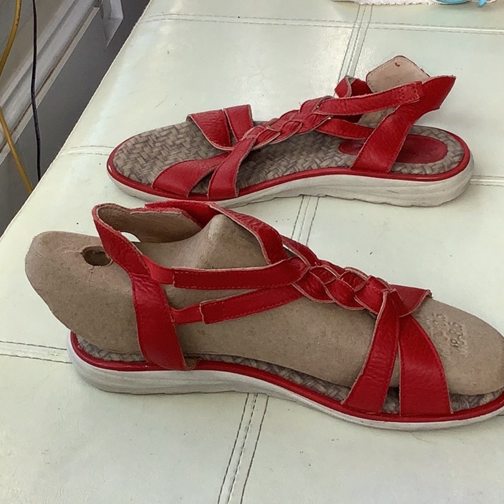 Romika sandals orange red